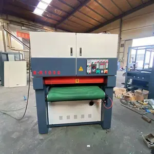 Ejon 1000mm Aluminium Metal Stainless Sheet Wide Belt Sanding Polishing Deburring Machine