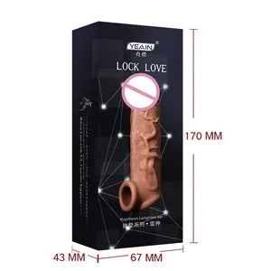 Penis Extender Sleeve Met 2Pcs Vibrators Uitbreiding Condoom Intieme Goederen Plus Size Trillingen Condooms Sex Nozzles