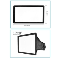 Couverture de diffuseur de flash de lumière d'appareil photo portable pliable de 30x20cm pour la prise de vue en studio photo
