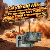 Radiocommande longue portée Skydroid H16 10KM avec récepteur R16, caméra MIPI et émetteur FHSS 16 canaux pour robot UGV