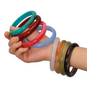 Ensembles de bracelets en résine de haute qualité, motif chevron, design fantaisie, coloré, unique, unisexe, bijoux à la mode - Product Image 3