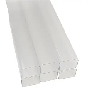 High quality PC PVC Packaging Clear Plastic Square Tube