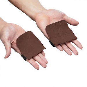 Anti-slip Weight Lifting Palm Protector Custom Logo Hand Grips with Wrist Support CrossFit Pull-up Gym Training Wholesale - Product Image 1