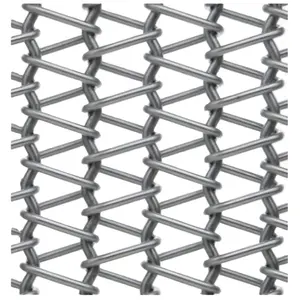 Sabuk Konveyor Suhu Tinggi untuk Penggunaan Industri dengan Kecepatan yang Dapat Disesuaikan, Kawat Jaring Rantai Baja Tahan Karat untuk Pabrik Manufaktur - Product Image 1