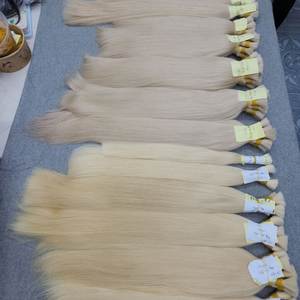 Vendeurs de paquets de cheveux bruts vietnamiens en vrac Extensions de cheveux humains droits à double vague naturelle Look luxueux, brillance naturelle - Product Image 2