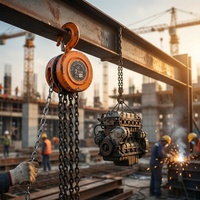 Palans à chaîne portatifs HSZ 20t en acier, personnalisables, outils de levage OEM, prix d'usine, palan à chaîne à commande manuelle