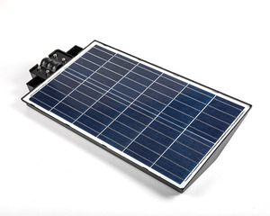 Lampe solaire LED de rue 80W intégrée tout-en-un, étanche IP65, pour usage commercial et public, en aluminium - Product Image 1