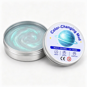 Slime en silicone à changement de couleur thermique, design personnalisé, effet cristal fluide, pour la vente au détail et en gros - Product Image 2