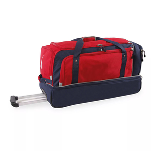 OEM resistente de gran capacidad 40 50 60 90 <span class=keywords><strong>100</strong></span> <span class=keywords><strong>L</strong></span> 34 "Viaje Camping almacenamiento gimnasio bolsa de lona con rueda carrito zapato compartimento - Product Image 1