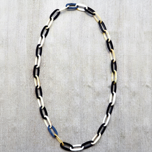 MN EXPORTS Collier en corne naturelle, style animalier, bijoux bohèmes, chaîne à maillons unique, faite à la main, durable, pour hommes - Product Image 3