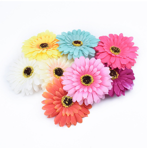 Chrysanthèmes en gros, chrysanthèmes aux couleurs d'automne, têtes de chrysanthèmes, gerberas, fleurs artificielles pour la décoration intérieure - Product Image 1