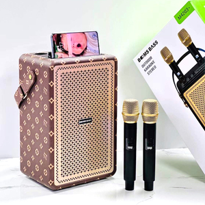 M4203 sıcak satış taşınabilir kablosuz BT hoparlör FM radyo açık kablosuz Karaoker mavi-diş hoparlör <span class=keywords><strong>Mic</strong></span> aktif süper bas hoparlör - Product Image 4