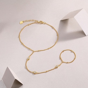 Bracciali da donna Moissanite di lusso con catena gemma bracciale con pietre preziose 925 anello in <span class=keywords><strong>argento</strong></span> e bracciale a maglie - Product Image 5