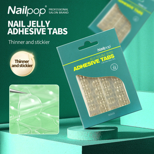 Nailpop Acrylique <span class=keywords><strong>Ongles</strong></span> <span class=keywords><strong>Ongles</strong></span> 10 Feuilles <span class=keywords><strong>Faux</strong></span> Nail Art Ruban <span class=keywords><strong>Adhésif</strong></span> Colle Autocollant Gelée <span class=keywords><strong>Double</strong></span> <span class=keywords><strong>Face</strong></span> 30Pcs DIY Tips Press on Nails - Product Image 2