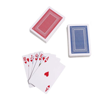Jeu de poker pliable imperméable 57x87mm, 54 cartes en PVC, jeu de poker King Deck, jeu de société de divertissement pour adultes Soha Bridge