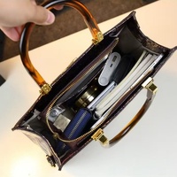 Bolsos Tote de Estilo Clásico, Bolsos de Mano de Lujo con Patrón de Cocodrilo para Mujer, Bolsos Bandolera de Cuero PU Personalizados, Productos al por Mayor