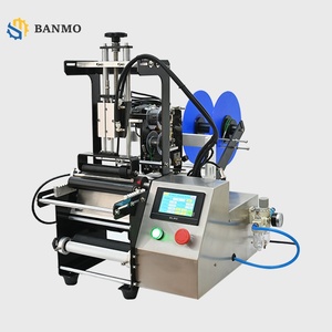 Máy tính để bàn bán tự động nhãn Applicator chai tròn máy dán nhãn nhà sản xuất tự dính nhãn - Product Image 2