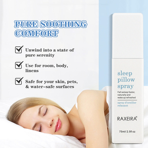 Aceite de lavanda de vetiver de manzanilla orgánico de etiqueta privada, almohada de sueño profundo rápido, niebla de aerosol para almohada - Product Image 3