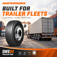 SUPERWAY SWS04 Pneu Radial pour Camion et Autobus Thaïlandais 385/65R22.5 385/55R22.5 Tout Acier Radial TBR M+S 3PMSF ECE EU LABLE