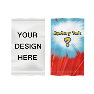 Design personalizado Impresso Folha Metalizada Laminado Voltar selado Sachet Heat Seal <span class=keywords><strong>Mylar</strong></span> Sacos para Cartão de Jogo Mangas Embalagem - Product Image 5