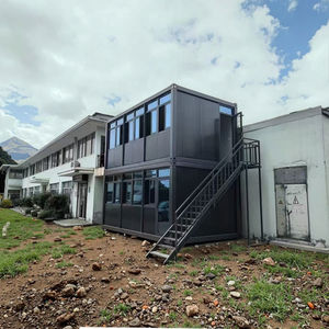 Casa Contenedor de Acero Prefabricada de Doble Capa Resistente para Uso Residencial Ignífugo, Hotel, Oficina con Terraza, Diseño Moderno - Product Image 4