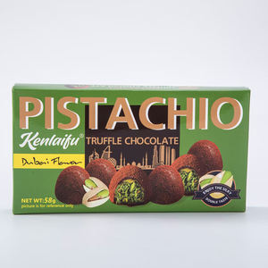 تصميم دبي 58 جم شوكولاتة الكمأة في 3 أصناف-حليب أبيض حلو مع حلوى صلبة بسكويت مربى مكونات بندق أنماط كرات بار - Product Image 4