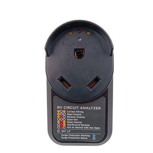 Nema TT-30ตัวแปลงวงจรอะแดปเตอร์ป้องกัน<span class=keywords><strong>ไฟ</strong></span>กระชาก RV พร้อมไฟแสดงสถานะ <span class=keywords><strong>LED</strong></span> สำหรับรถพ่วงค่าย - Product Image 1