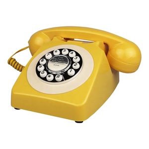 Décoration de ligne fixe Hotsell Vintage OEM ODM <span class=keywords><strong>pour</strong></span> cadeau Mariage Clé Cadran Audio Antique Classique Vintage Téléphone - Product Image 1