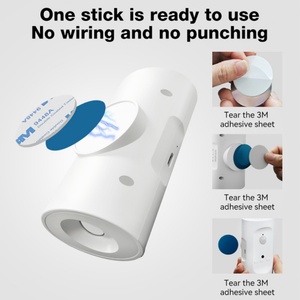 Lámpara de Pared Inteligente Moderna para Dormitorio, con Reloj, Inalámbrica, Fácil de Instalar, Recargable, LED, Magnética, Precio de Fábrica - Product Image 3