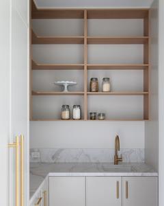 Vermonhouzz Meubles Minimaliste Moderne Simple Maisons Meubles Personnalisés Étroite Shaker Style Armoire de <span class=keywords><strong>Cuisine</strong></span> en Chine - Product Image 3