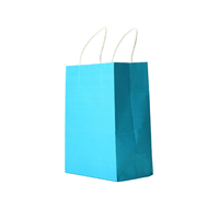Sac en papier kraft coloré biodégradable, écologique et recyclable, avec logo personnalisé imprimé, pour la livraison de nourriture aux restaurants