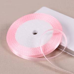 Ruban en satin de polyester uni de 0,6 cm de large et 25 yards pour cadeaux de fête et scrapbooking – Vente en gros - Product Image 6