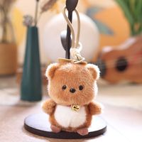 Jouets en peluche personnalisés : Adorables petits porte-clés singe, figurines d'animaux en peluche, breloques de sac lapin et porte-clés
