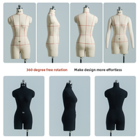 Mannequins de couturière et mannequins de tailleur, mannequin de tailleur réglable, mannequin de couture, demi-corps