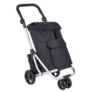 Carrito de Compras Plegable y Económico con Ruedas, Contenedor Portátil y Compacto para Supermercado - Product Image 1