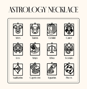 Pendentif personnalisé cadeau céleste cadeau de naissance de Noël <span class=keywords><strong>meilleur</strong></span> ami horoscope collier d'astrologie 12 signes du zodiaque bijoux - Product Image 6