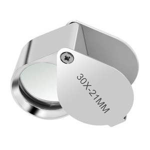 Có thể gập lại Pocket Jewelry Loupe 30x21 Mét jewelers Eye Magnifying Glass mini Triplet <span class=keywords><strong>Lupa</strong></span> kính lúp - Product Image 1