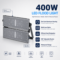 Projecteur LED personnalisé 400W pour stade de football, éclairage sportif haute luminosité pour stades de football