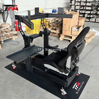 Châssis de simulateur de course réglable en profilé aluminium 40120 haute résistance, accessoires de simulateur de course