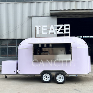 Remolque de comida compacto y elegante | Gran espacio interior, fácil de limpiar y diseño práctico para catering móvil - Product Image 4