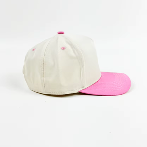 Gorra de béisbol bordada personalizada ajustable de dos tonos de 5 paneles de perfil medio gorra Snapback OEM de alta calidad Vietnam OEM sombreros deportivos - Product Image 5