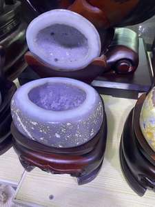 Adornos de Ágata de Cueva de Amatista Natural de Brasil, Geoda de Ágata Natural de Gran Tamaño, Cuenco <span class=keywords><strong>del</strong></span> <span class=keywords><strong>Tesoro</strong></span> de Amatista Grande - Product Image 4