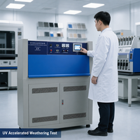 Cámara de Envejecimiento UV con Control de Lámparas Delanteras y Traseras para Pruebas ASTM G154 ISO 4892-3