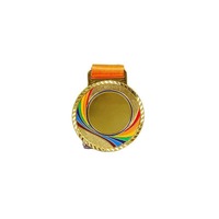 Médailles sportives personnalisées en métal plaqué or pour les athlètes de marathon, de football, de judo, de gymnastique - Gravure laser étanche découpée au laser