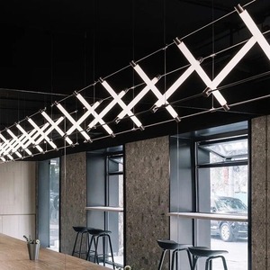 โคมไฟระย้า LED แบบยาวหลายหัว สำหรับโรงแรม ร้านอาหาร ห้องรับรอง บาร์ เคาน์เตอร์ - Product Image 5