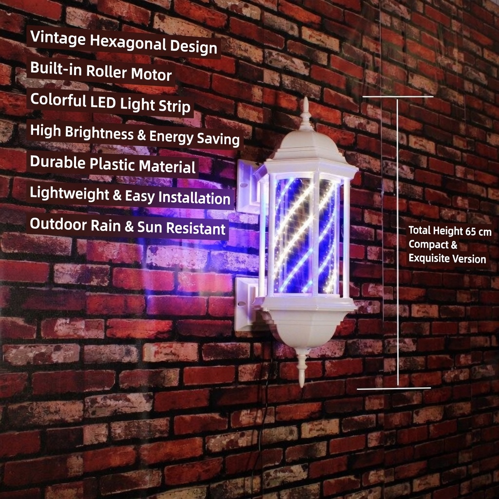 LED rouge et bleue de 65 cm