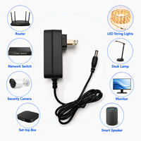 Adaptateur secteur AC/DC 5V 2A avec protection contre les surintensités, prise US, chargeur mural 10W pour routeur sans fil, vente en gros d'usine