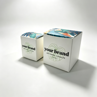Boîtes à bougies en papier personnalisées, vides, pour bougies parfumées d'aromathérapie, emballages pour cadeaux, fêtes, mariages et décoration de la maison