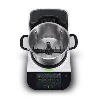Robot de Cuisine Multifonction 16-en-1 Thermomixe Automatique, Processeur Alimentaire Puissant 1000W avec Écran Tactile LED 7 Pouces