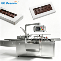 Machine d'emballage automatique de barres chocolatées en boîte de carton, machine d'emballage de barres chocolatées, machine d'emballage de barres chocolatées en carton